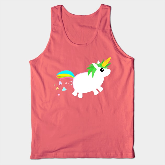 uniCORN POOPcorn PoPcorn Tank Top by RandomSorcery